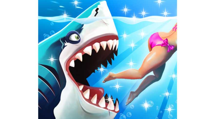 Hungry shark world Mod apk (unlimited coin and diamond and pearls)