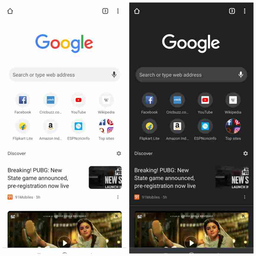 Google Chrome Mod APK (De primera calidad, Black MOD,Sin anuncios)