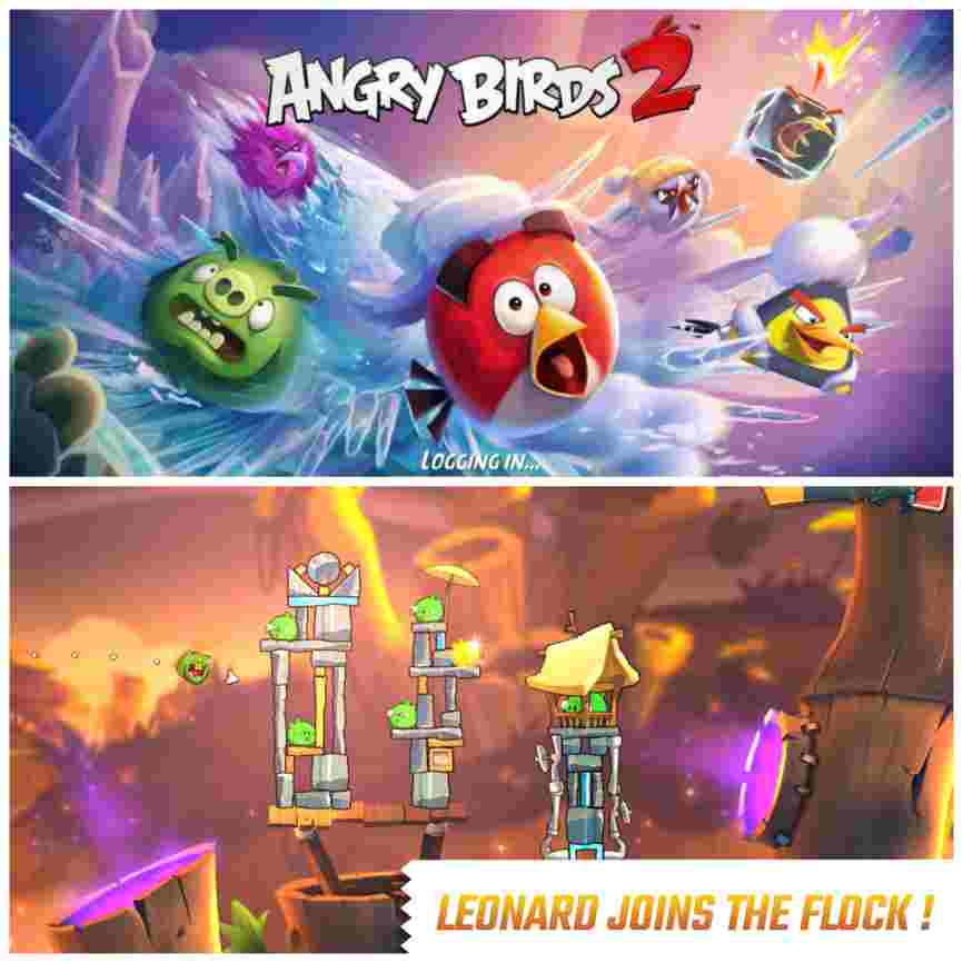 Angry Birds 2 MODA APK (Unlimited Money/Energy/Gems/ black Pearls)
