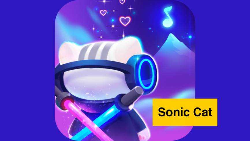 Download Sonic Cat Mod Apk - Slash the Beats (Onbeperkt geld) free on android