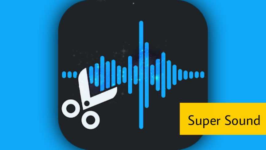 Super Sound MOD APK - Audio Music Editor, MP3 cutter (ፕሮ)