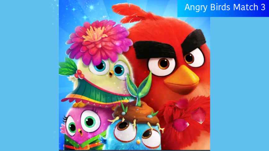 Angry Birds Match 3 MOD APK v5.8.0 (sınırsız para, Taşlar, Coins, Lives)