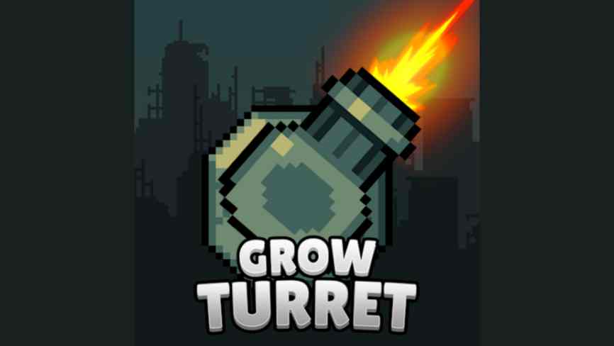 Grow Turret MOD APK v8.0.0 (Menu, Pembelian Gratis, Uang/Permata Tidak Terbatas)