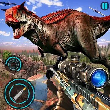 Real Dino Hunting Gun Games MOD APK (无限金钱) 