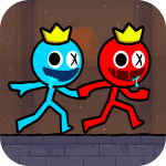 Red and Blue Stickman 2 MOD APK v1.8.0 (Unlimited Skin, Cuộc sống)
