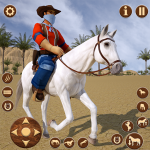 Wild Horse Riding Sim Racing MOD APK (Nielimitowane pieniądze) Pobierać