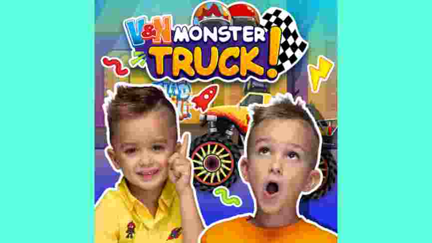Monster Truck Vlad & Niki MOD APK 1.6.5 (No ads/Unlimited money/Coins/Gold)